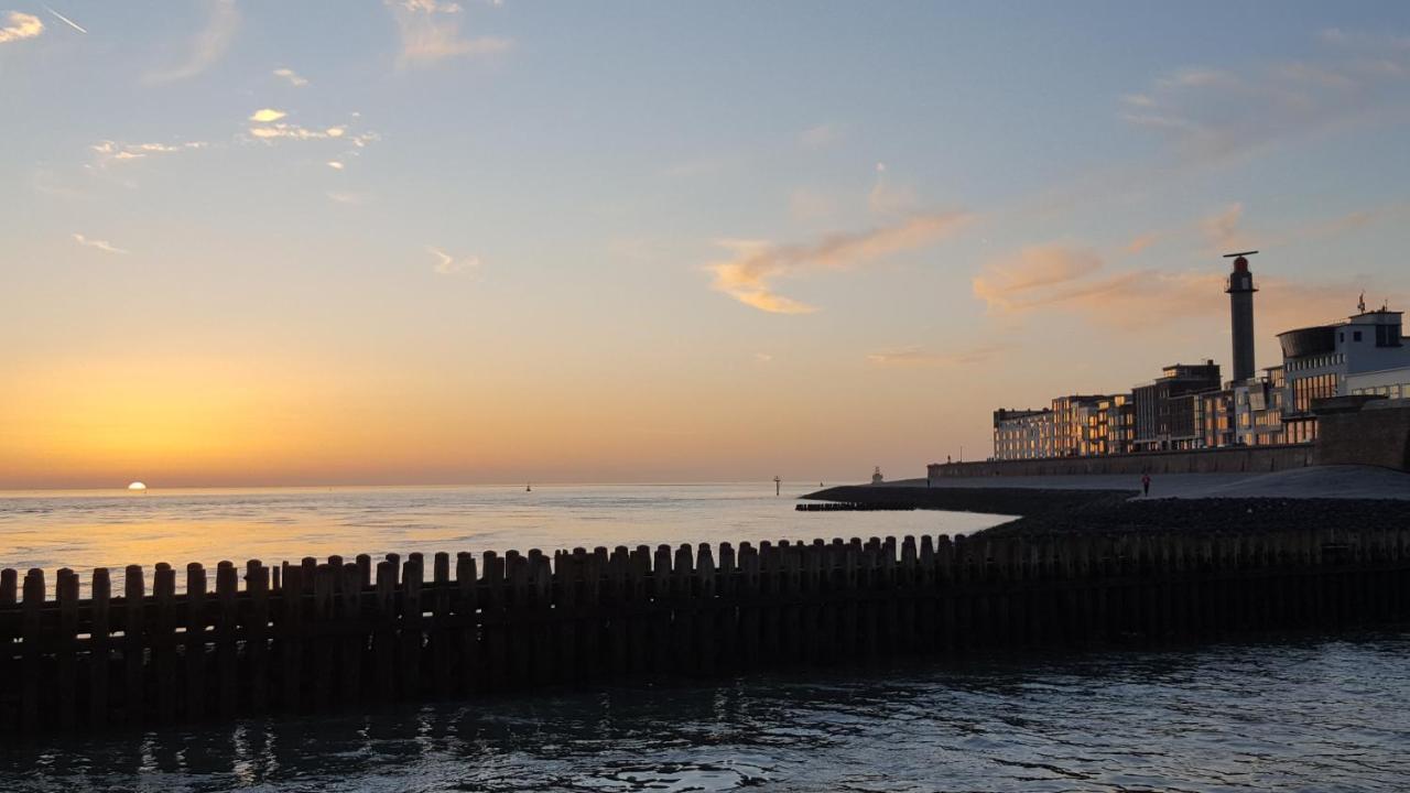 Rijksmonument Havenzicht, Met Zeezicht, Ligging Direct Aan Zee En Centrum Vlissingen Esterno foto