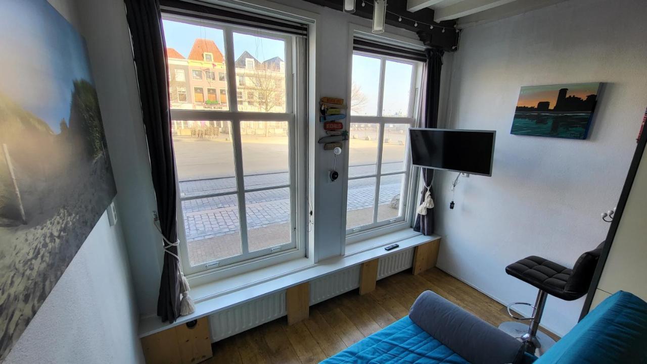 Rijksmonument Havenzicht, Met Zeezicht, Ligging Direct Aan Zee En Centrum Vlissingen Esterno foto